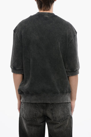 RED TAG Cotton Crew Neck Knit S-COOLWAFY-N1 with Side Logo