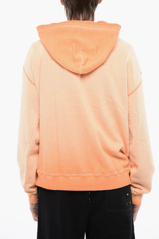 RED TAG UNISEX Felpa Hoodie S-BOXT-HOOD-N10 in Cotone Garzato con Dettaglio D-Heart