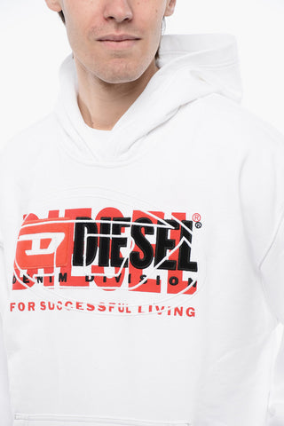 RED TAG Hooded Sweatshirt S-BAXT embroidered with Patch Pocket
