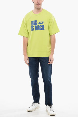 RED TAG Crew Neck T-shirt T-BOXT-BACK with Embossed Print