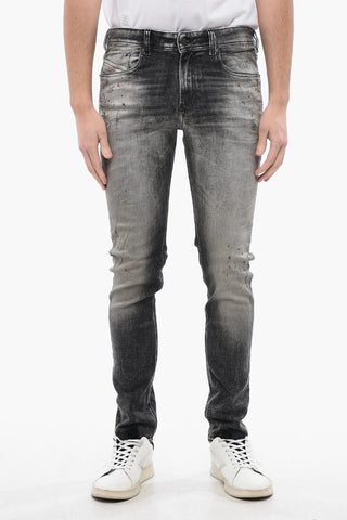 Stonewashed Effect Skinny Fit 1979 SLEENKER Jeans 14cm L.32 