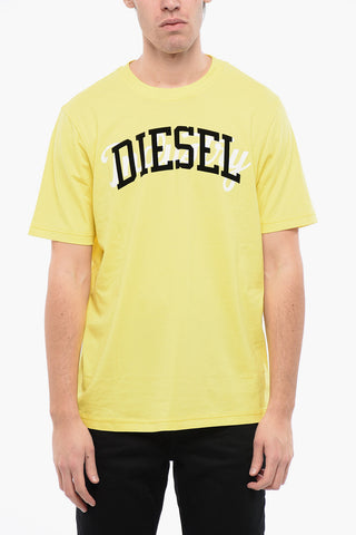 RED TAG T-shirt Girocollo T-JUST-N10 in Cotone con Logo in Velour