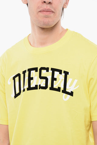 RED TAG T-shirt Girocollo T-JUST-N10 in Cotone con Logo in Velour