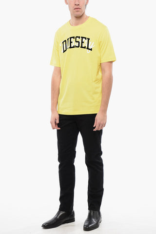 RED TAG T-shirt Girocollo T-JUST-N10 in Cotone con Logo in Velour