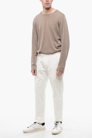 CC COLLECTION Pantaloni in Cotone Stretch a 1 Pince