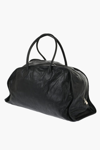 Borsa Duffle SHIELD In Pelle a Tinta Unita
