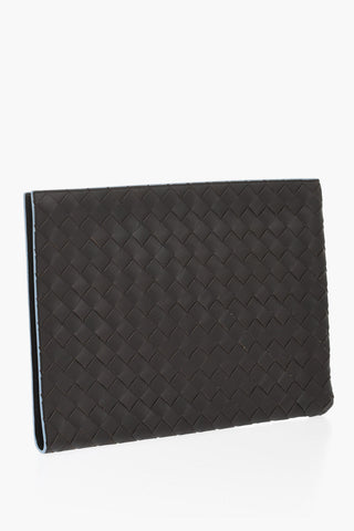 Braided Leather Tablet Case with Zip Closure