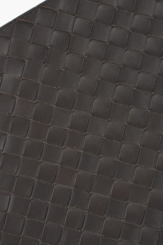 Braided Leather Tablet Case with Zip Closure