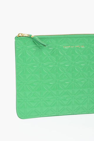 Pochette in Pelle con All-Over Monogram
