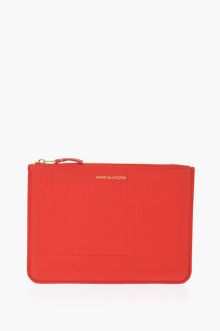 Pouch in Pelle a Tinta Unita