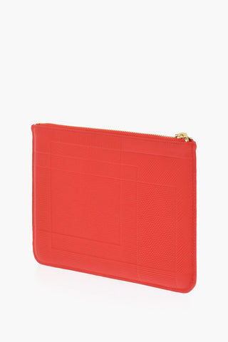 Pouch in Pelle a Tinta Unita