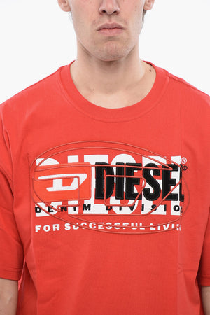 RED TAG T-Shirt mit Rundhalsausschnitt T-BOXT in Uni mit besticktem Logo