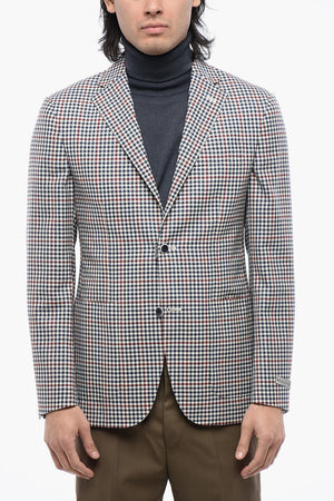 Blazer In Lana A Quadri