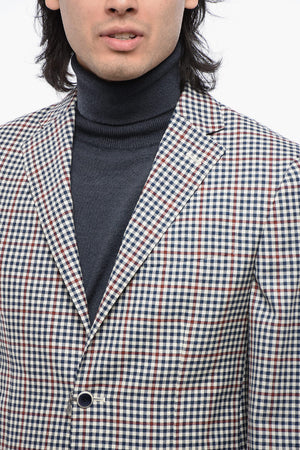 Blazer In Lana A Quadri