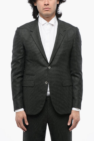 Single-breasted Jacquard Fabric Suit