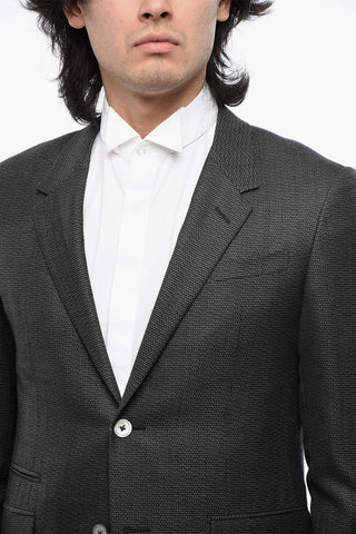Single-breasted Jacquard Fabric Suit