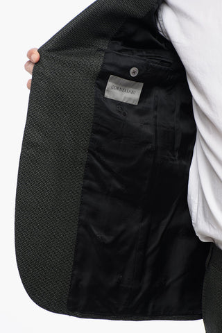 Single-breasted Jacquard Fabric Suit
