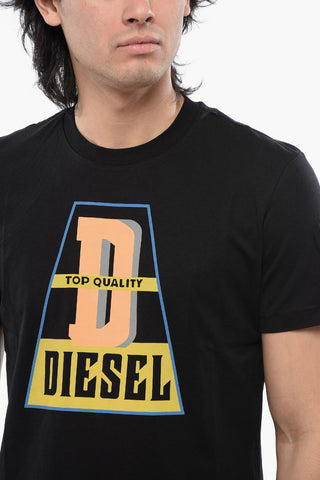 Printed T-DIEGOR-K61 Crew-neck T-Shirt