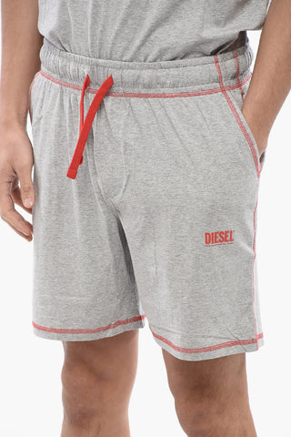 RED TAG Stretch Cotton UMSET-WILORT Short Pyjamas Set with Visible Stitching