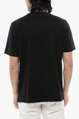 RED TAG T-Shirt Girocollo T-JUSTIL-N1 in Tinta Unita con Stampa in Rilievo