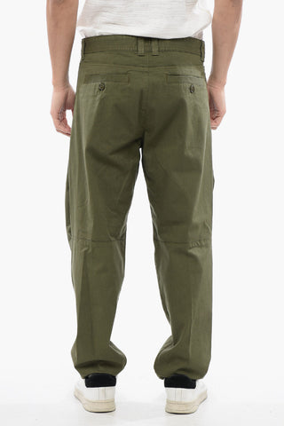 RED TAG Stretch Cotton Pants P-ARTHUR Single Pleat