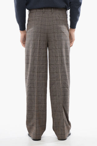 Pantaloni HOBART Loose Fit a Quadri