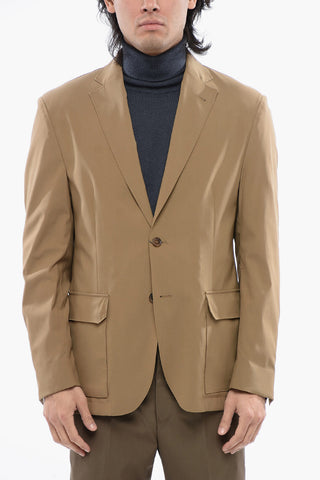 Blazer in Tessuto Tecnico con Tasche Utility