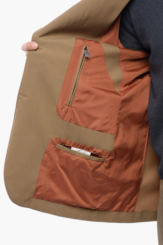 Blazer in Tessuto Tecnico con Tasche Utility