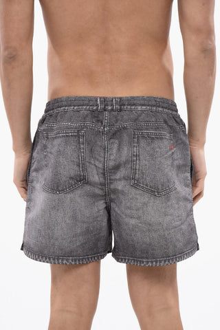 Costume Boxer BMBX-KEN-37 con Stampa Effetto Denim
