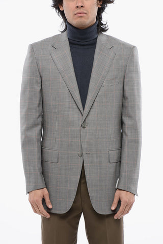 Blazer In Lana Motivo Principe di Galles
