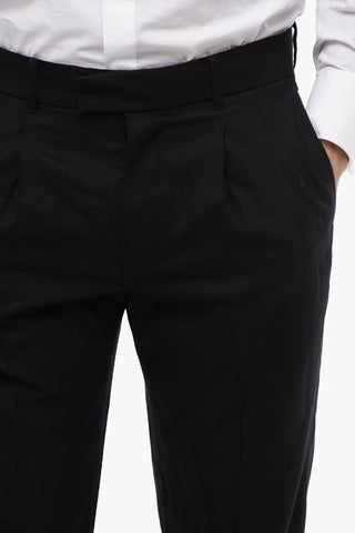 Double-Pleated Straight Fit ARAH Pants