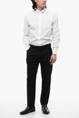 Double-Pleated Straight Fit ARAH Pants