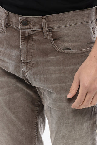 Ribbed Velour 5-Pocket Slim Fit Trousers 2019 D-STRUKT
