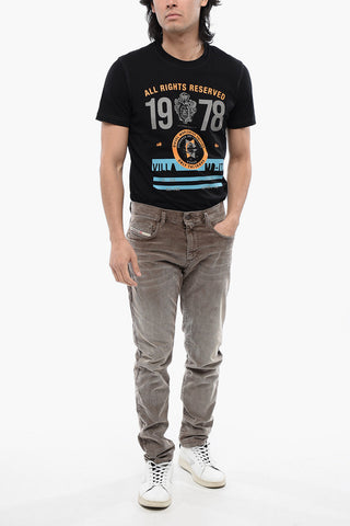 Ribbed Velour 5-Pocket Slim Fit Trousers 2019 D-STRUKT