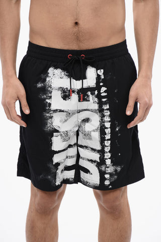 RED TAG Lightweight Fabric BMBX-POWEL-47.5 Board Shorts with Blotchy Logo
