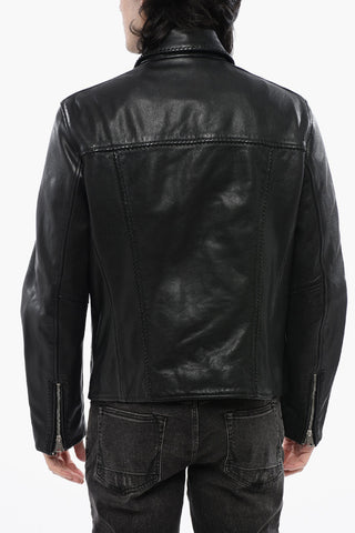 Giubbotto Biker WARNER in Pelle