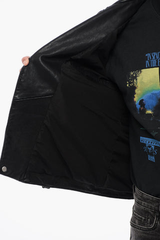 Giubbotto Biker WARNER in Pelle