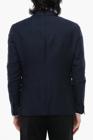 Blazer In Misto Lana Con Revers A Lancia