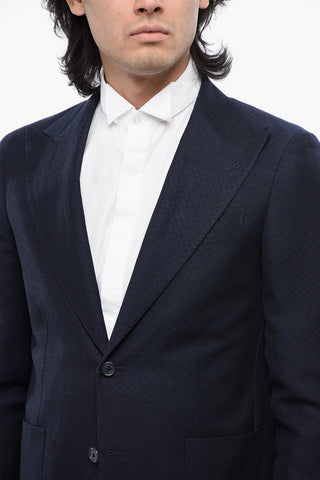 Blazer In Misto Lana Con Revers A Lancia