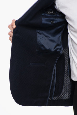 Blazer In Misto Lana Con Revers A Lancia