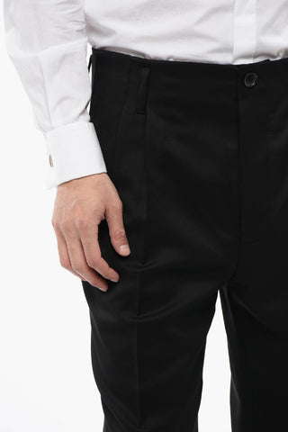 Wide Leg Virgin Wool RAF Pants