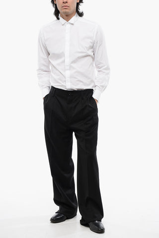Wide Leg Virgin Wool RAF Pants