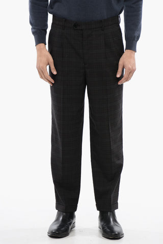 Double Pleated SPICA Pants with Cuffed Hem