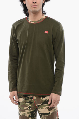 Stretch Cotton UMSET-WILLIAM Long Pyjamas with Camouflage Pants