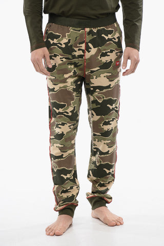 Stretch Cotton UMSET-WILLIAM Long Pyjamas with Camouflage Pants