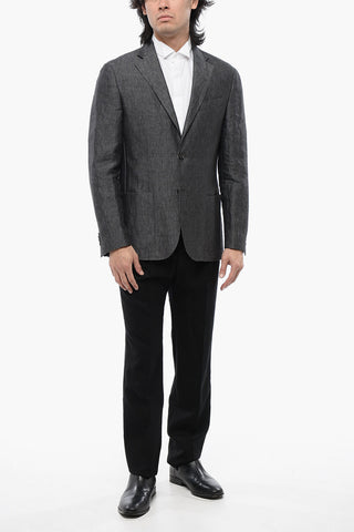 Blazer Monopetto In Chambray 