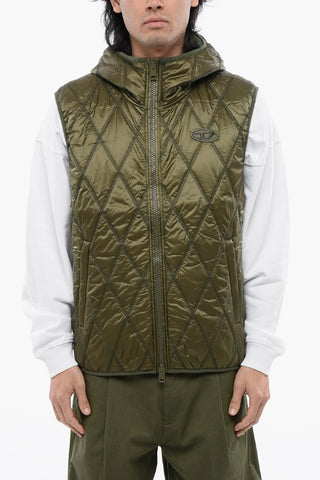 RED TAG Sleeveless Quilted J-FOKK-LOGO Jacket
