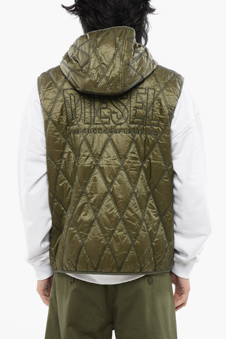 RED TAG Sleeveless Quilted J-FOKK-LOGO Jacket