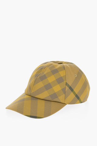 Technical Fabric Checked Cap