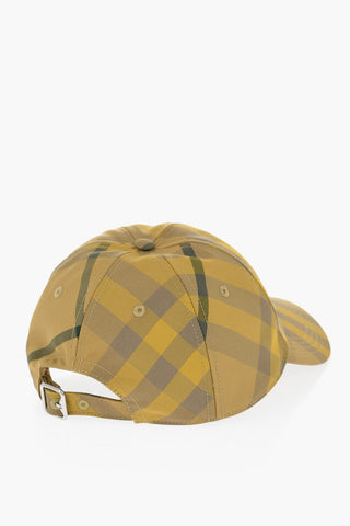 Technical Fabric Checked Cap